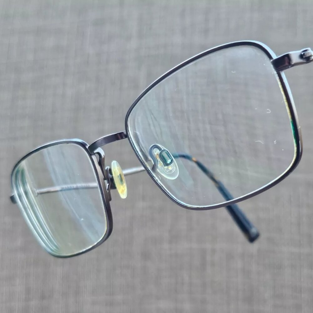 Warby Parker Men Eyeglasses/Glasses Frame THURSTON Dark Gunmetal Tone M2306